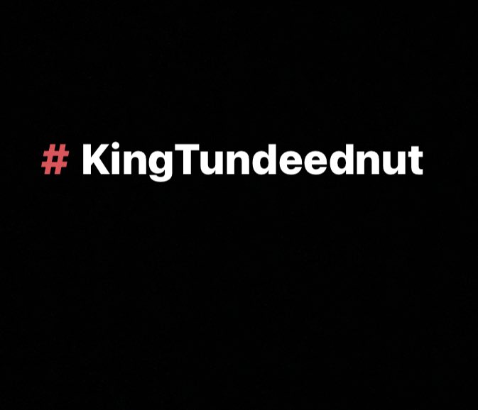 AwureO's tweet photo. @kingtundeednut #KingTundeEdnut https://t.co/uAnq4pHASm
