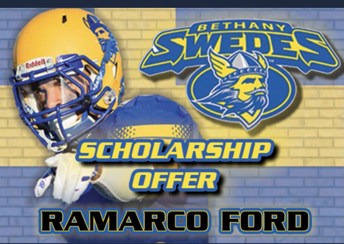 I’m blessed to have received an offer to further my education and play the game I love. Thanks @carterdrafts  <a href="/BethanySwedes/">Bethany Swedes</a>‼️💪🏽🏈💛💙#swedes #RockarStockar #FORDTOUGH <a href="/CoachmikeStl/">Coach Mike</a>   <a href="/JPRockMO/">JP Rock</a> <a href="/GSV_STL/">Gateway Sports Venue</a> <a href="/6starfootballMO/">Six Star Football | MISSOURI</a>