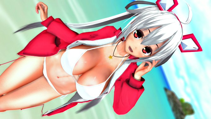 マトイさまの清楚な白ビキニグラビアです #COM3D2 