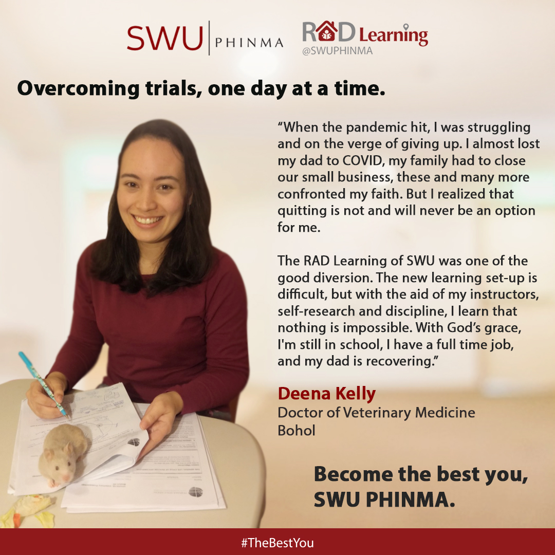 The trials brought by the unprecedented situations have revealed the commendable strength of our students. We acknowledge every student who take brave steps in overcoming trials, one day at a time. #TheBestYou