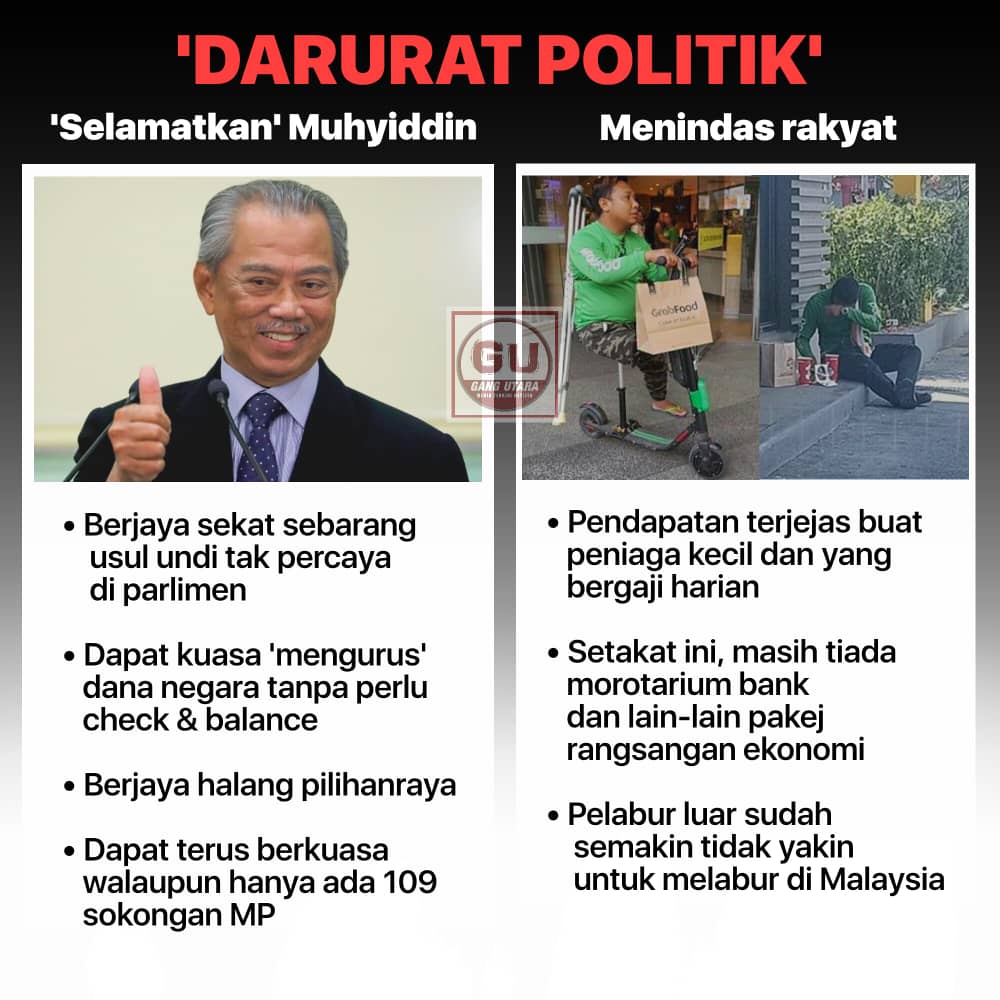 Gang_Utara's tweet photo. Akhirnya rakyat yang melarat akibat langkah politik abahkau ini. https://t.co/lib3Yqv1vJ