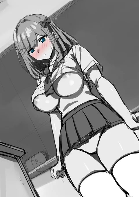 お題箱に来てたやつ…のいつものラフ 