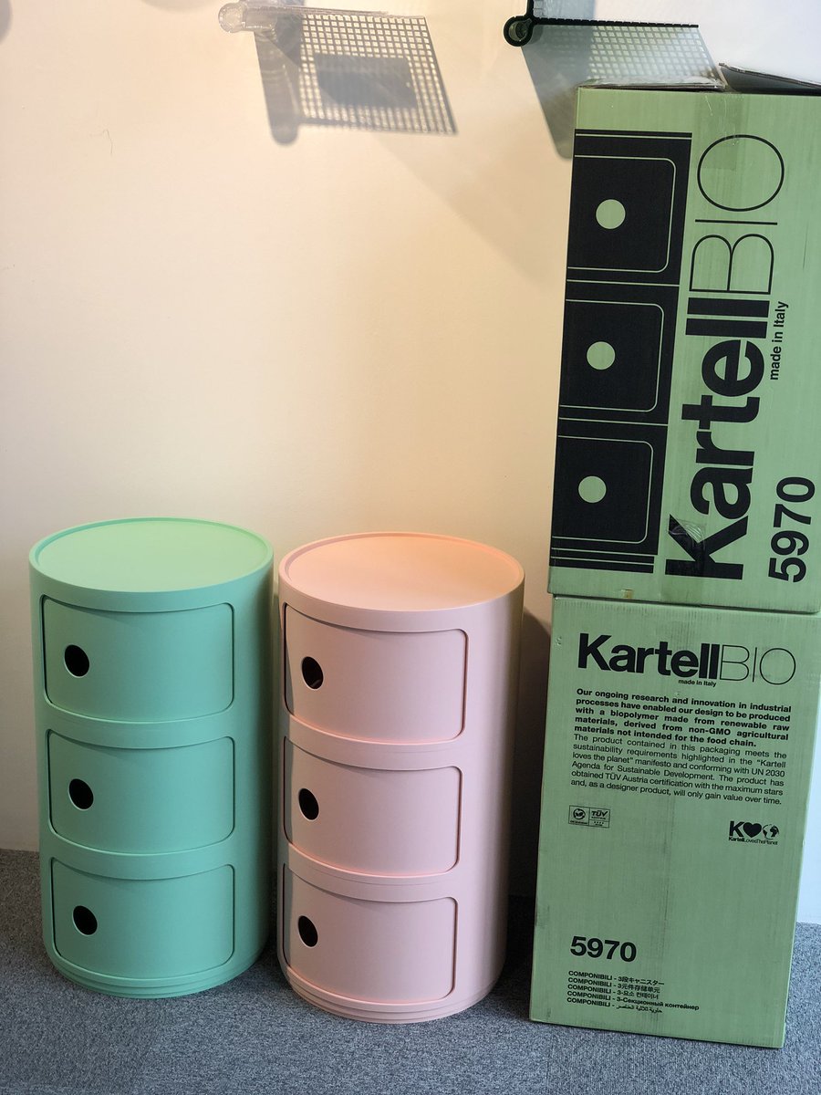 TKS_nagoya's tweet photo. 本日発売開始👍実物も展示スタートしてます▶️
#kartell #カルテル #コンポニビリ #サステナブル #toyokitchenstyle #toyokitchen #トーヨーキッチン #トーヨーキッチンスタイル #componibili #componibilibio https://t.co/3D5JFJcpOL