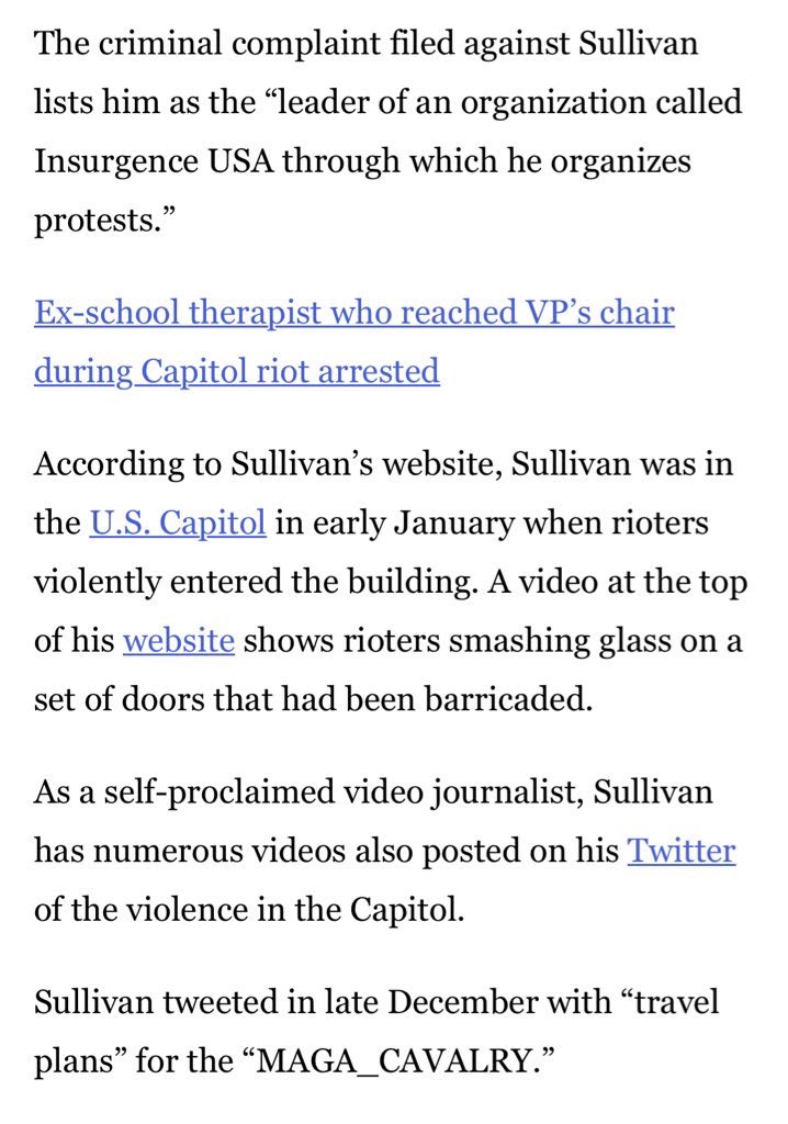 He had been planning to "intercept" MAGA caravans and wanted others to do the same. Like many Antifa he pretended he was media. Seems clear he had a goal to make things go off the rails. The narrative that no leftists were a part of the Capitol Riot is over... Some were.