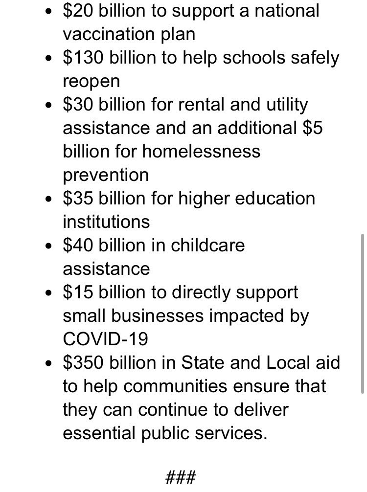 ZConine's tweet image. “The President-elect’s plan is a historic proposal that will revitalize our economy, getting Nevadans back to work and back on their feet. 

It recognizes that the first step toward economic stability is a strong national health response plan. “

Thank you, @JoeBiden!