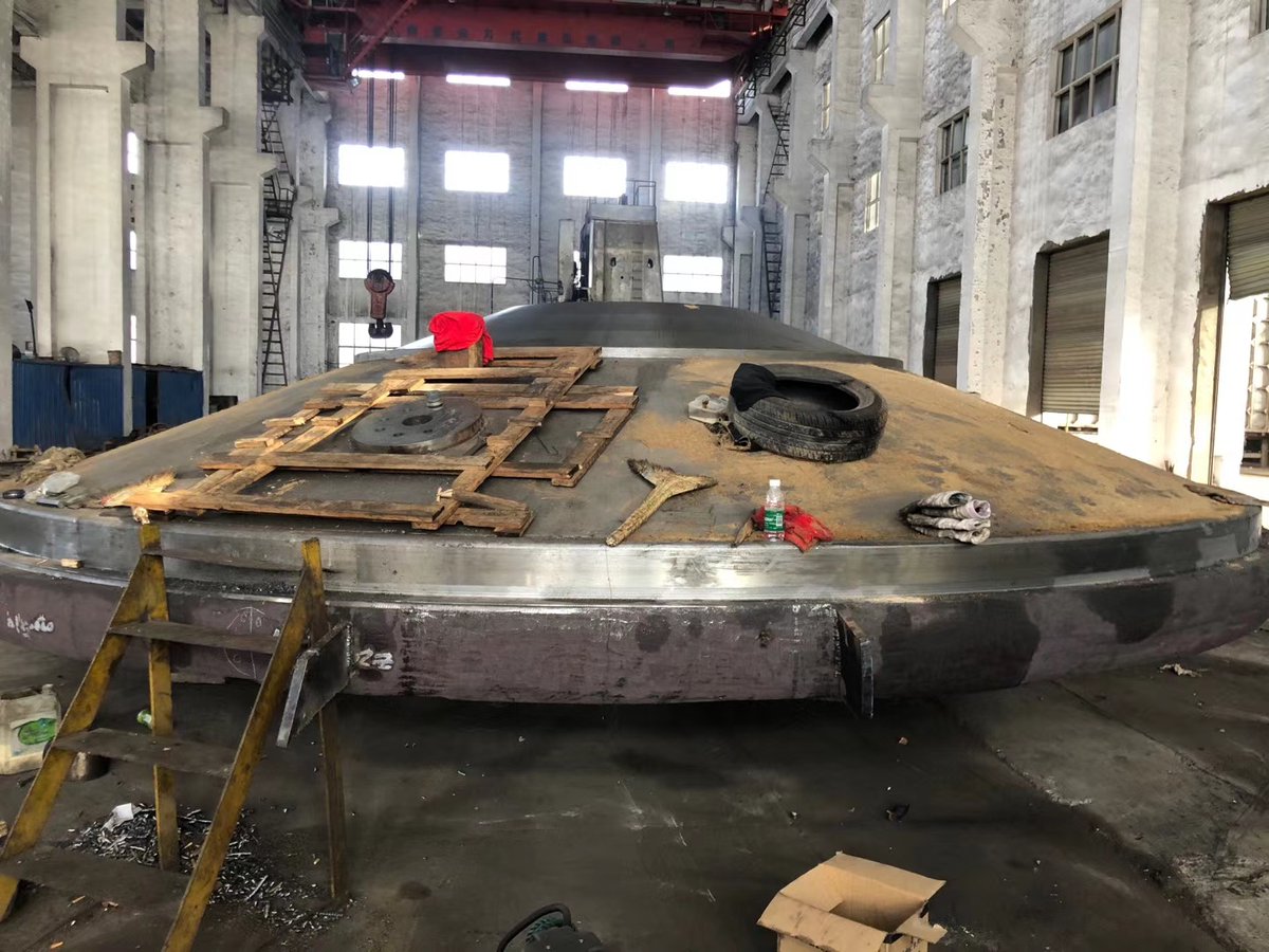 ZhejiangYongan's tweet image. 6.8 meters diameter anvil for hydraulic impact hammer.
What design for offshore wind power farm in Asia.
#HydraulicImpactHammer #ImpactHammer #PilingHammer #Piling @OffshoreWINDbiz @offshoreenergyt @navingooe @OEEMagazine @Orsted @buckmag @sheetpilinguk   @Philip_Totaro