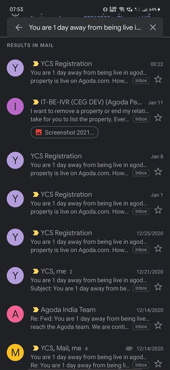 tree_monks's tweet photo. We have been getting this mail for the last one month and not yet online.
"You are 1 day away from being live in https://t.co/Gxaigw7G88 – 20068955 – Pleasant Hill Resort – Nedukandam, India". Despite repeated reminders still no updates https://t.co/E1mMJPKLJQ