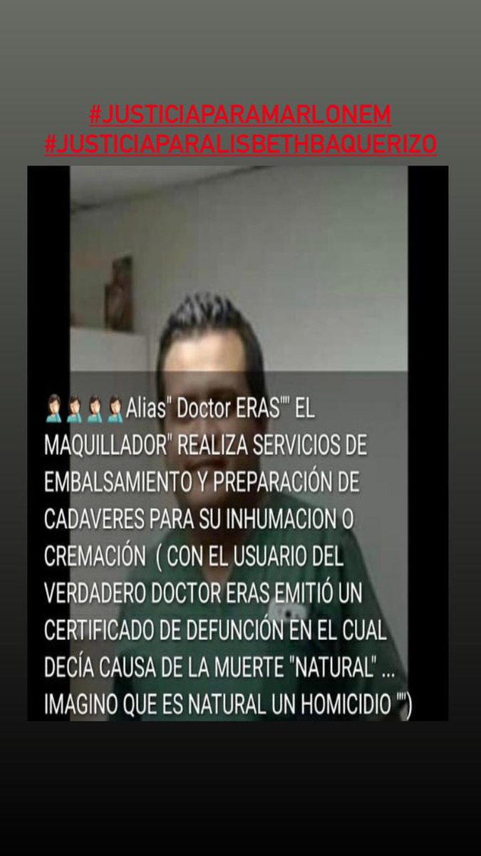vanesseim_22's tweet photo. #justiciaparalisbethbaquerizo 
#JusticiaParaMarlonEM https://t.co/jtkuP7kvjh