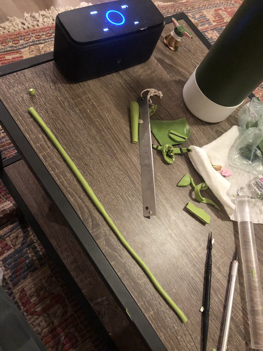 I TRIED TO MAKE A KIWI CANE AND IT CAME OUT TERRIBLY FUCKKK NOW IVE JUST WASTED SO MUCH CLAY