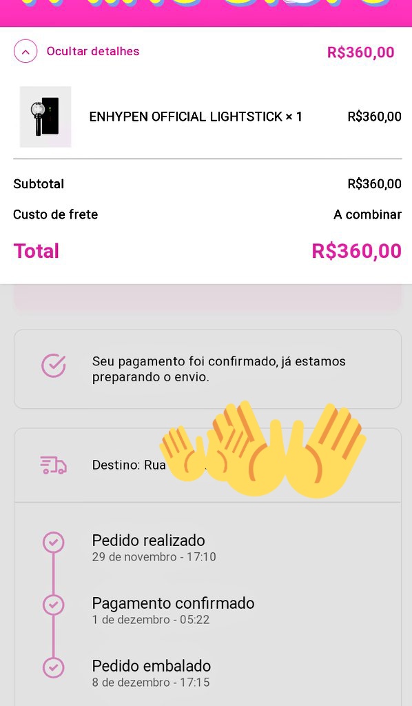 [VENDO] 
Photocards da LIGHTSTICK do ENHYPEN (R$ 40,00 / frete pela shopee (R$ 1,00))
Jay, Ni-ki, Jungwon, Sunoo ❌
Jake ✅
Heeseung ✅
Sunghoon ✅
<a href="/kpop_vendas/">Colecionadores Troca/Venda</a> @enhypenVT_BR <a href="/helpkpopvt/">Help! Vendas e Trocas K-Pop.</a> <a href="/KPopTr_Venda/">Trocas & Vendas - Kpop</a> <a href="/KpopVenda/">Venda & Troca KPOP</a> <a href="/tradingcardkpop/">Trading Card 🇧🇷 ➷Troca e Venda➷</a> @Vendaetrocakpo1 <a href="/vendaetrocakpop/">VENDA E TROCA KPOP</a> <a href="/vendas_kpop/">VENDA E TROCA: K-POP</a>