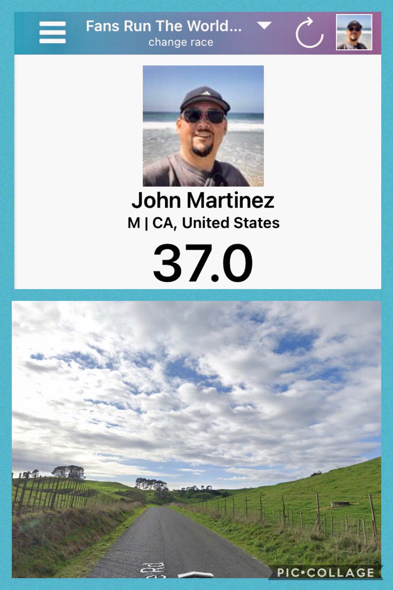 jmartinez727's tweet photo. Progress update for 365 Day Fans Run the World Challenge on Racery. ๐๐ปโโ๏ธ๐
Loving the virtual views of NZ. ๐ณ๐ฟ
Also preparing for #5K10KMmmKay #SuperBowlSundayRunday
#QuaRunTeam
#kidneyforjmart
#SpareAKidney?
#AmericanKidneyFund
#RascalSelfCare ๐ฆ ๐พ
https://t.co/IJeEA9J60n https://t.co/yWAHMECgol