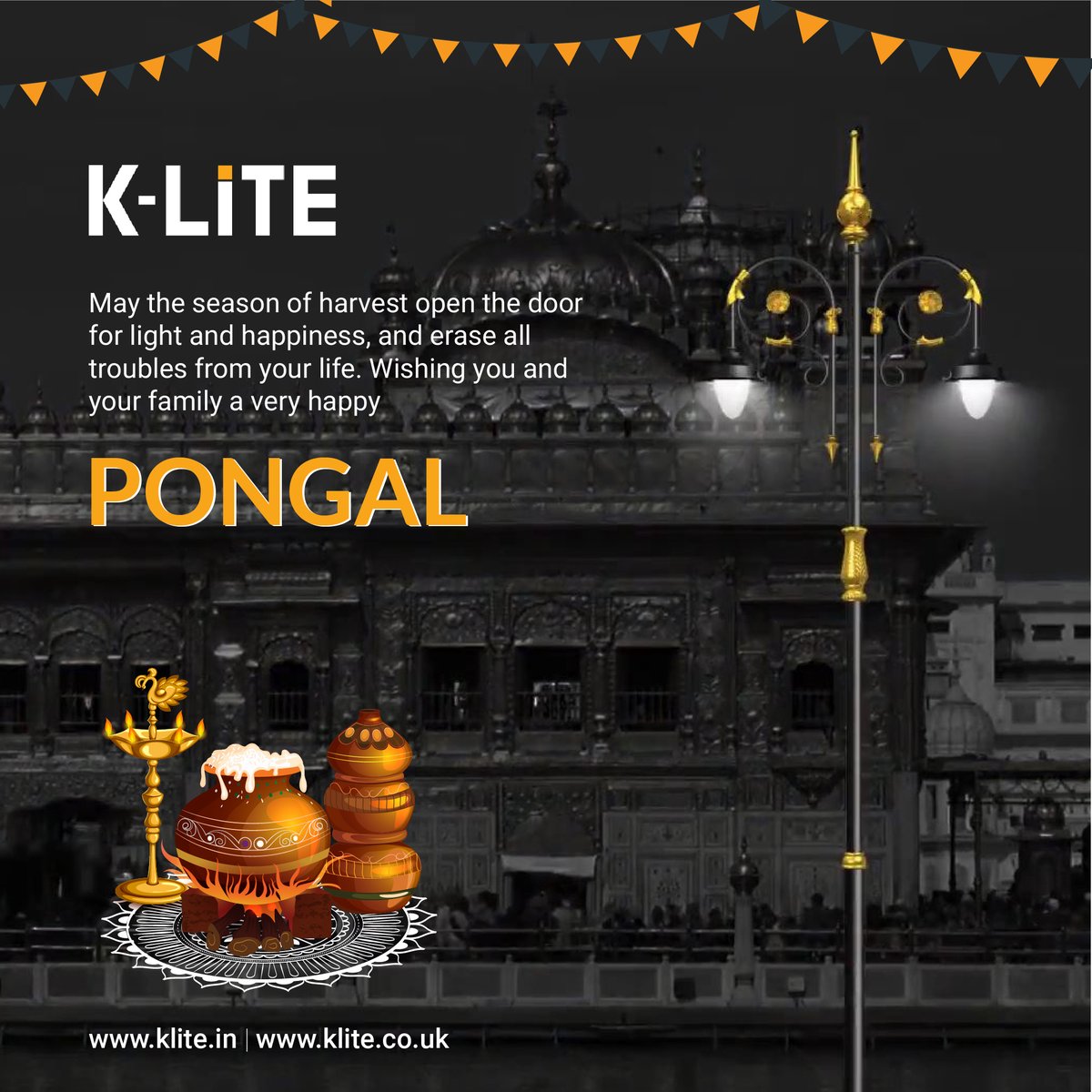 KliteEurope's tweet photo. K-LiTE team wishes you a happy Pongal !
.
.
.
.
#happypongal #happysankranti #wishes #wishes #klitewishes #Klite #chennai #lightmanufacturer https://t.co/mKdcBFWLPp