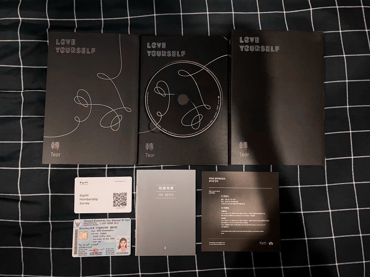 miguelnn_p's tweet photo. #พร้อมส่ง #BTS #BTSNN

🍒 อัลบั้ม LOVE YOURSELF ( บั้มเปล่า )
- Vr. R
ราคาเล่มละ 250 บาทรวมส่ง

#ขายของสะสมบังทัน #ตลาดนัดบังทัน #ตลาดนัดBTS #ตลาดนัดรถไฟบังทัน https://t.co/rf2hD9CDby