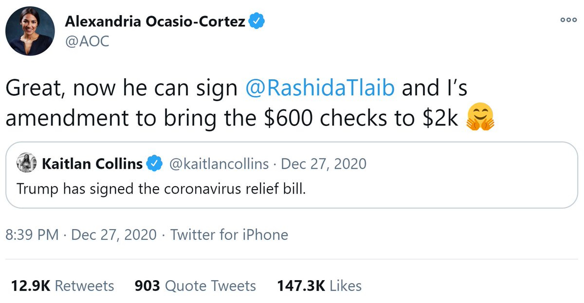 If you won't take the wins when Biden gives them to you, you make it less likely he will bother trying to work with you in the future.