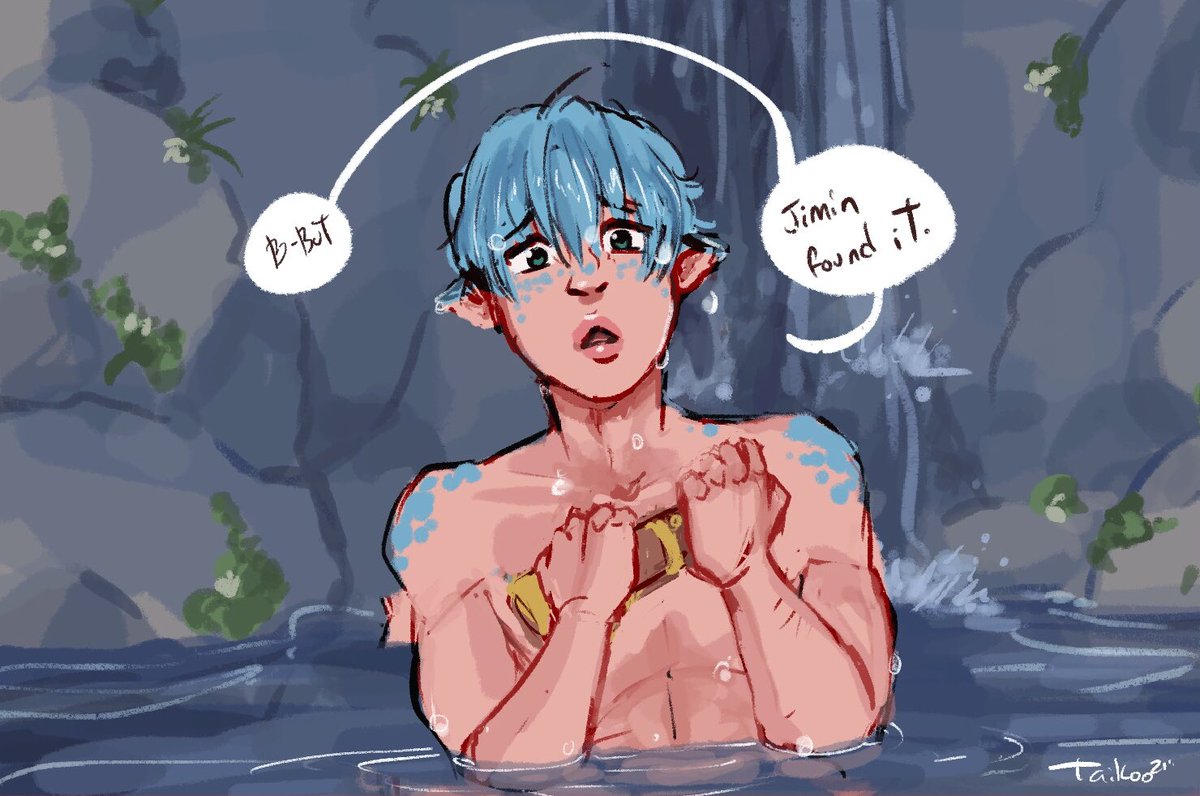 Taikoodles's tweet image. 🥺🧜‍♂️✨

#taikoodles #yoomin #슈짐