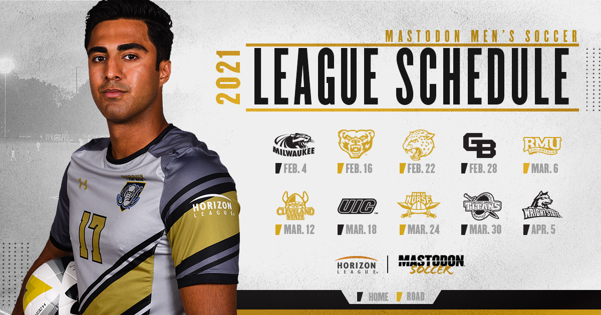 Here is the <a href="/MastodonMSoccer/">Purdue Fort Wayne MSOC</a> slate for this spring!

#GoDons #FeelTheRumble #HLMSOC