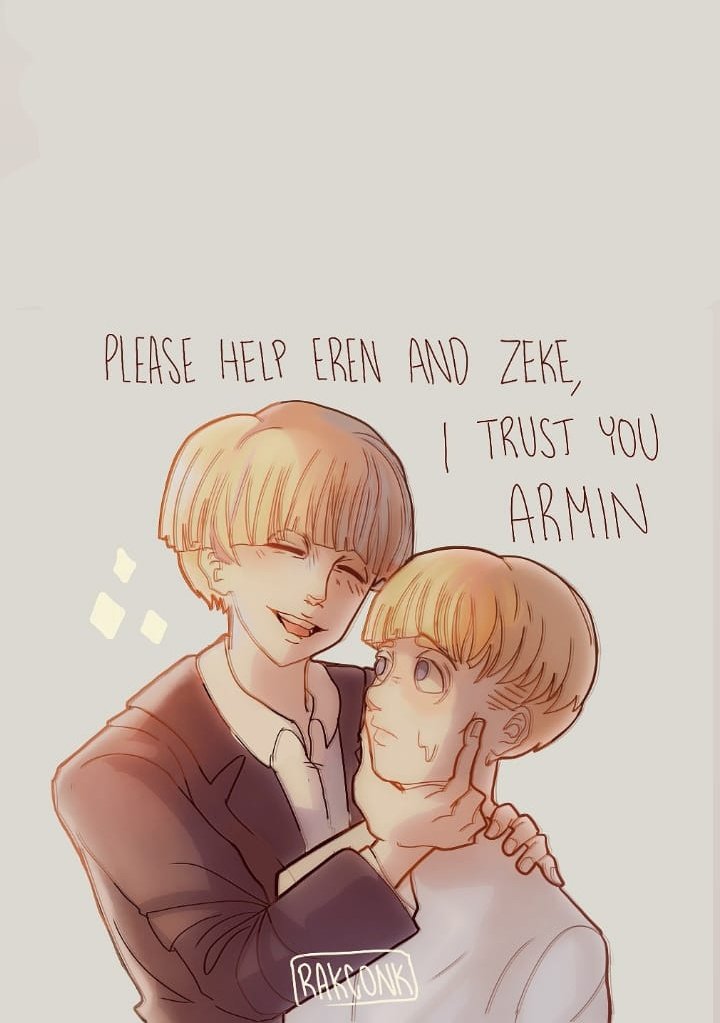 Armin and Yelena Attack on titan, Anime, Armin