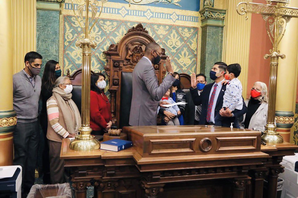 This election cycle, over 100  @MomsDemand volunteer leaders and gun violence survivors ran for elected office and 43 won seats – from town council and school board to U.S. Congress. Here are just a few of their swearing-in photos. We’re so proud of you!!!