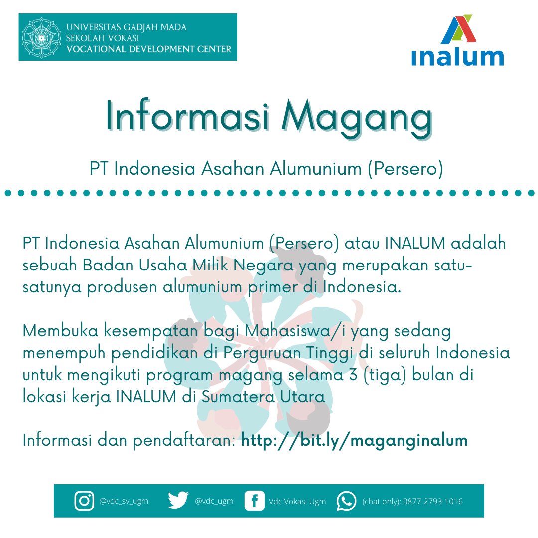 [Informasi Magang] PT Indonesia Asahan Alumunium