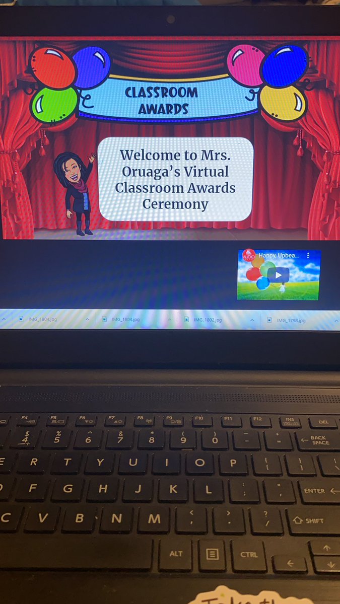 TeachMrsO's tweet photo. I’m so excited to celebrate my students for their hard work during the 1st semester. #virtuallearningawards #virtuallearning #motivate https://t.co/vMfe8ljET4