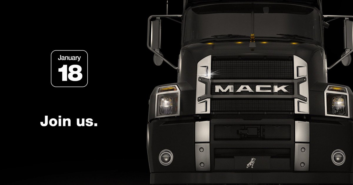 tcwafanpage's tweet image. The Mack Anthem is designed and built the with one thing in mind - to meet the needs of our drivers and customers. Join us on Monday 18.01.2021 for the Virtual Launch. Watch on the Mack Trucks Australia page: ow.ly/Na1150D96ai