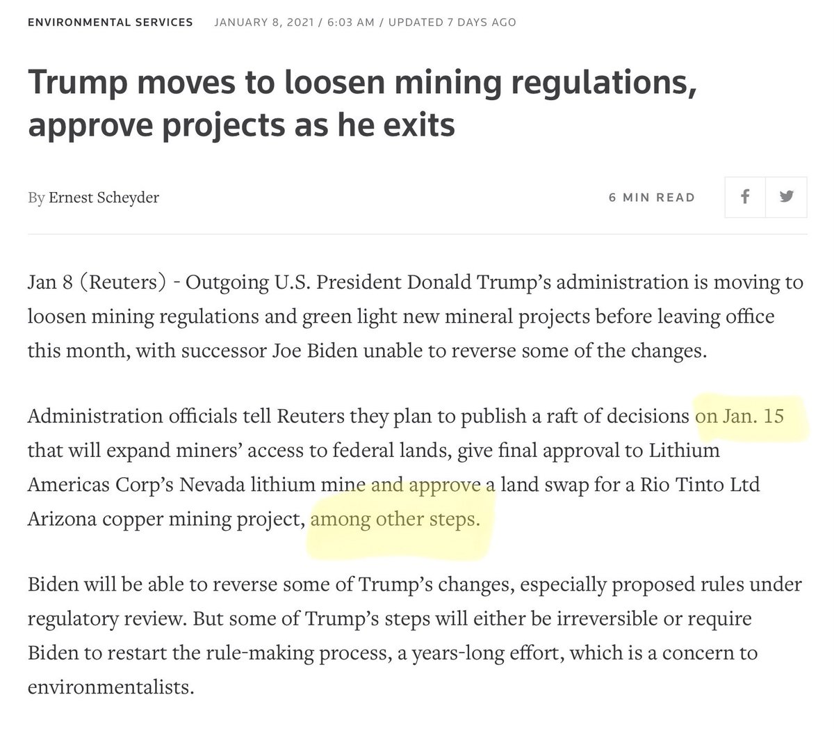 All I know is the that “a raft of decisions” is expected tomorrow, including FAST-41 projects that have nothing to do with  @PebbleProject and “other steps” that may have everything to do with pebble.