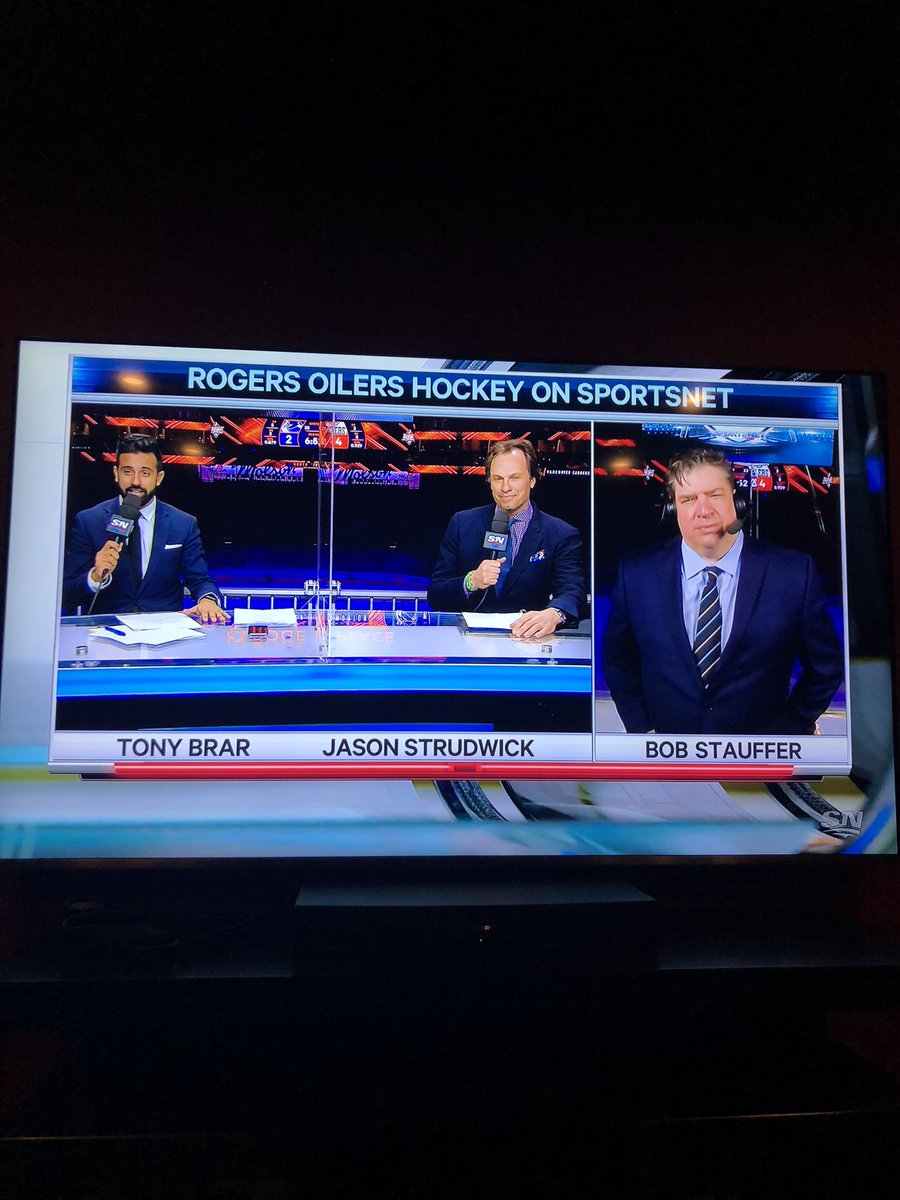 doneff72's tweet image. @Bob_Stauffer they say the camera adds 10lbs.... no chance!     Great insight as always. #oilers #oilersnow