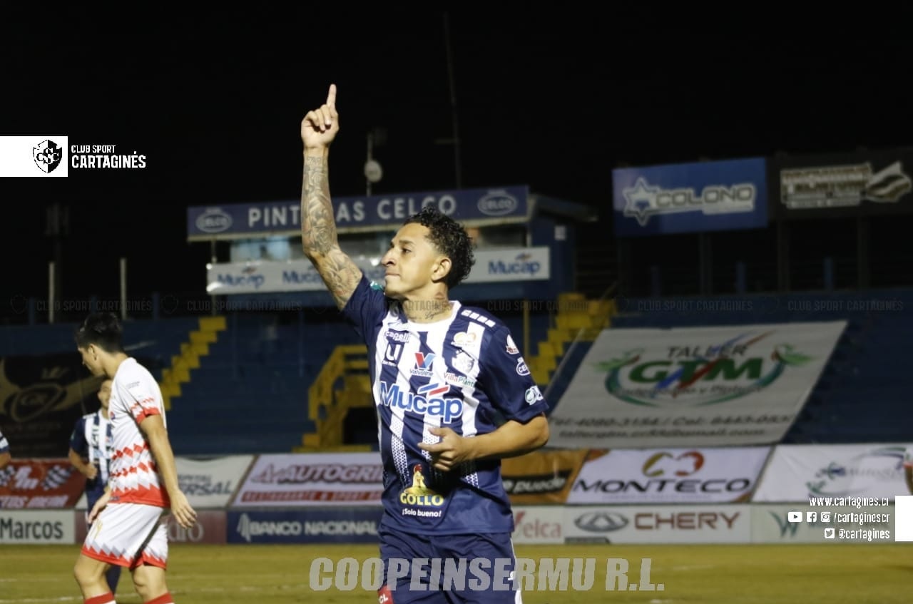 Gol tempranero de Byron Bonilla le da victoria a Cartaginés sobre Santos