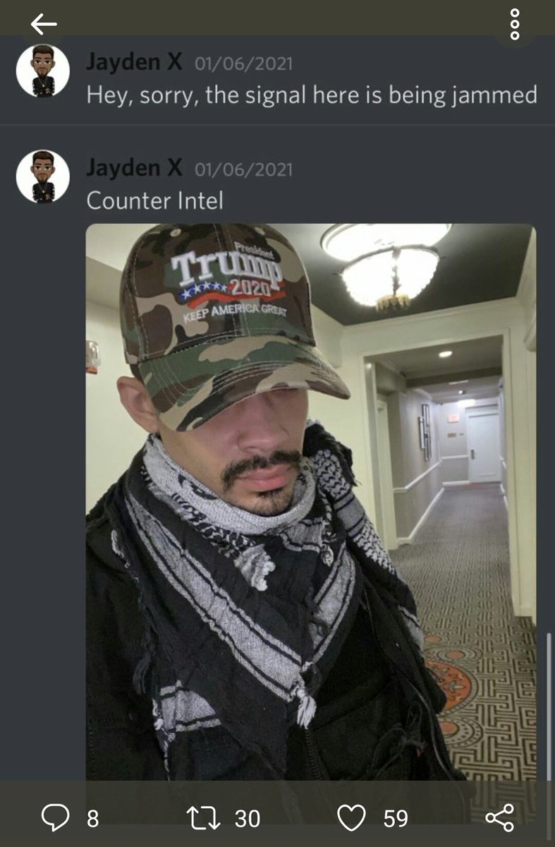 2. John Sullivan, proclaimed Utah BLM activist captioned, "Counter Intel" in his one post. Please notice the Nov 20 tweets from Rebelli0n Baby (Antifa). They warned of area groups about John Sullivan and did not want his participation, even in Portland.