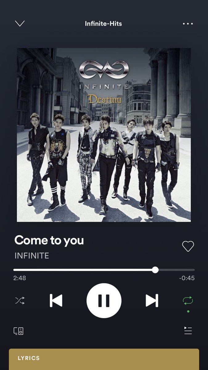 [Today's Playlist] Come to you - Infinite #missingwoohyun  <a href="/wowwh/">nam woo hyun</a> 
#day201 

Don’t go too far away so I can look for you,
Make you fall in love, I will look for you,
Because forgetting you means forgetting myself.