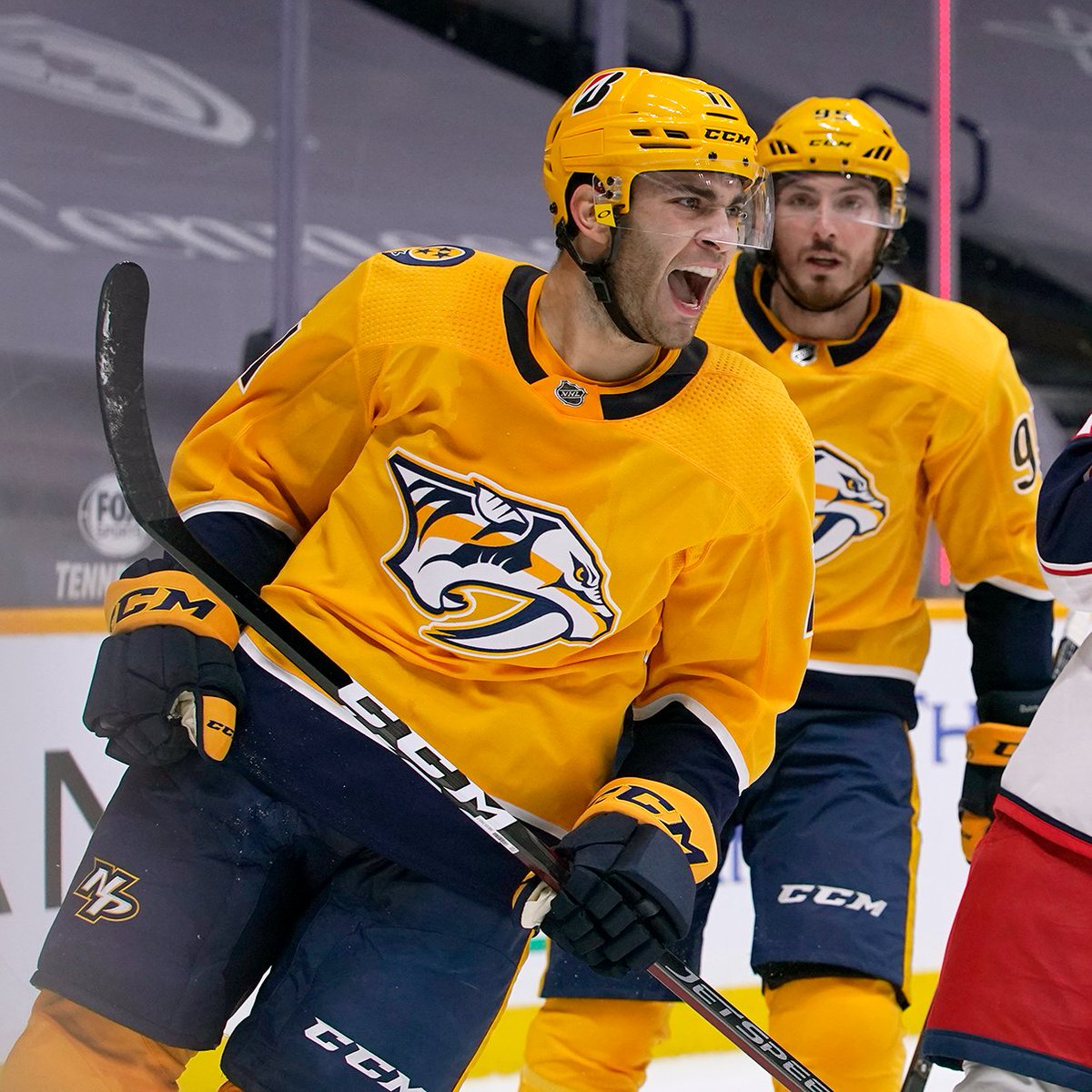 TNAction247's tweet photo. Hockey is BACK. #PredsWin. We're all feeling a little bit like Luke right now. https://t.co/gAgQo2URVl