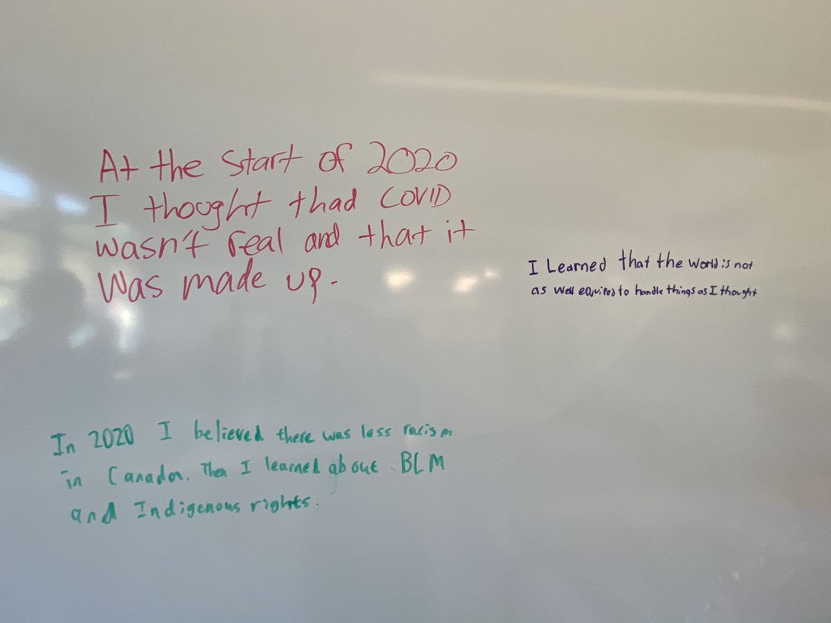 argyleschool's tweet photo. What I learned in 2020 - Powerful and insightful reflections from gr.10 students in Mr. Milord's Socials Studies class. @NVSD44 https://t.co/Og6kGy9l9B