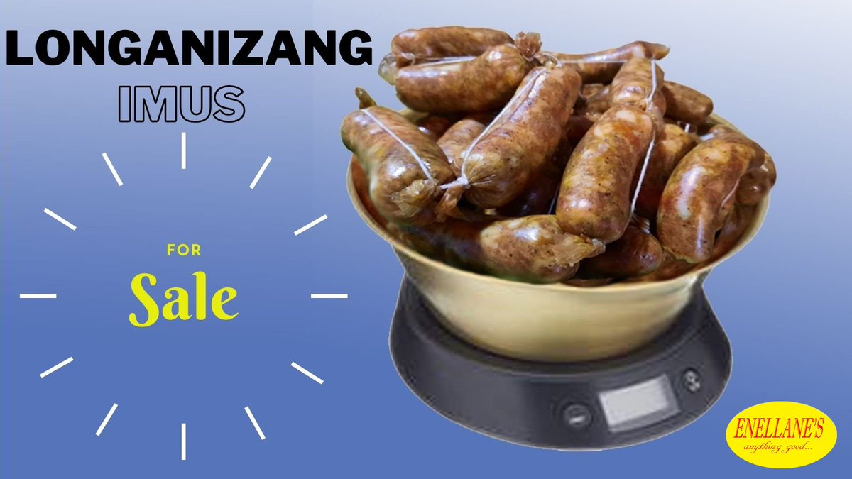 enellane.wordpress.com/longaniza-pric…
#filipinodish#longanisa#bacoor#cavite#imus#pinoydish#fooddelivery#timplangpinoy#pinoyfood#porksausage#sausage#dish#ulam#breakfast#lunch#dinner#bestfood#delicious#food#longanisangimus#longaniza#foodie#foodadventure#kielbasa