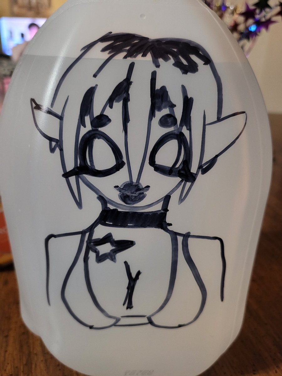 code99e's tweet image. When you draw so much that you use whatever surface you can find