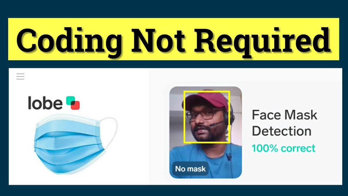 datamagic5's tweet image. Face Mask Detection without coding | Training ML model without coding | ... youtu.be/CLo9kyOTy7M via @YouTube 

#facemaskdetection #withoutcoding #nocoding #deeplearning #machinelearning #lobe #datamagic