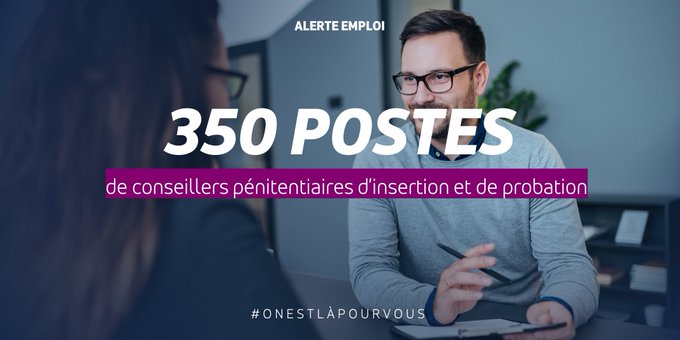 🔔 3️⃣5️⃣0️⃣ postes en CDI 
Les inscriptions aux concours de
Conseiller pénitentiaire d'insertion et de probation sont ouvertes
Quel profil ? Quelles voies d'accès ? 👉 plmpl.fr/c/pZdPh

#AvecPôleEmploi <a href="/justice_gouv/">Ministère de la Justice</a> 
#OnEStLàPourVous @Poleemploi_oc