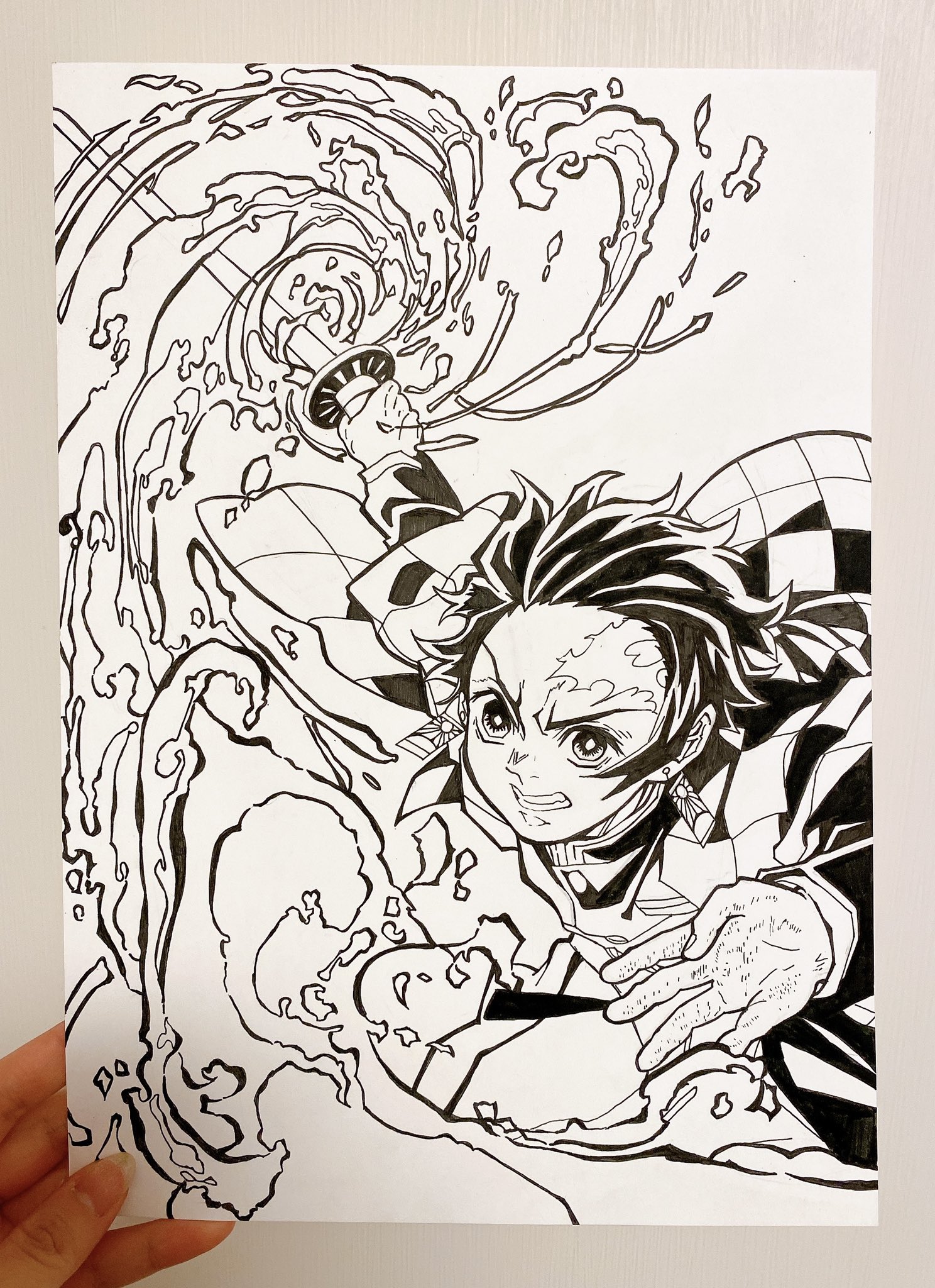 手描き原画　鬼滅の刃　炭治郎 手描き原画 鬼滅の刃 炭治郎 ufotable on X: