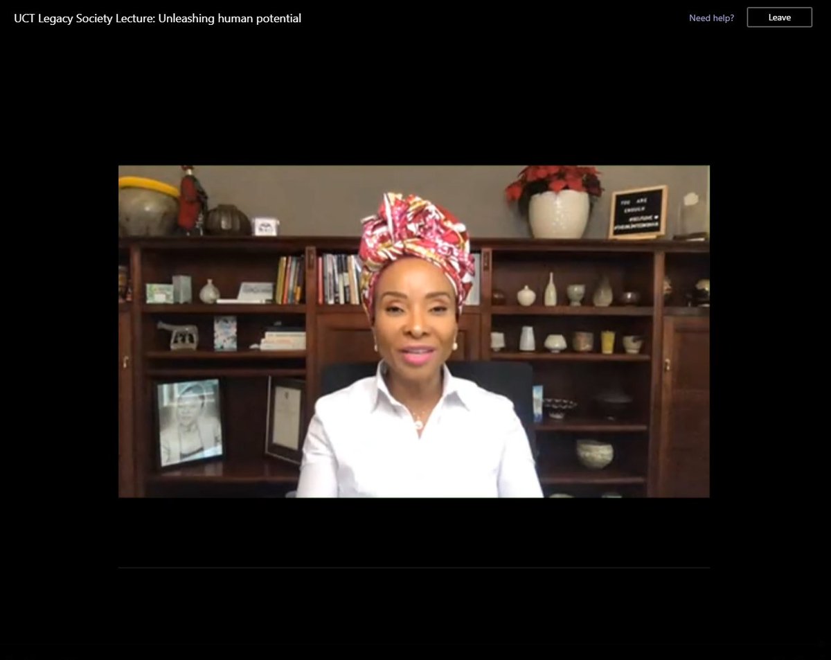 "If you don't change as the world changes - you will be left behind. You will lose your edge." ~ Prof. Mamokgethi Phakeng  (<a href="/FabAcademic/">Kgethi Phakeng, PhD(Wits); Hon DSc (UBristol)</a>) <a href="/UCT_news/">UCT</a> on #Innovation and #Leadership