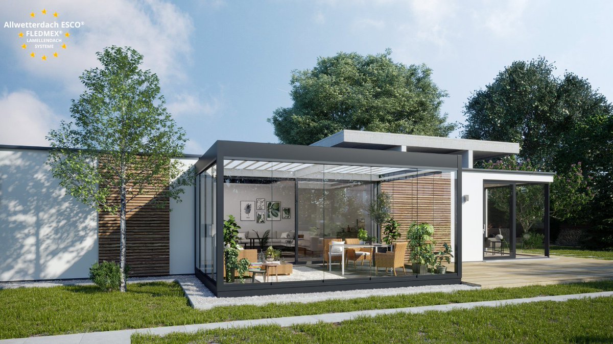 lamellendach's tweet photo. Schaffen Sie magische Momente auf Ihrer Terrasse mit unseren maßgeschneiderten FLEDMEX® Lamellendächern in Kombination mit unseren Seitenverglasungen. Nutzen Sie Ihren Sommergarten 365 Tage im Jahr.
Die Vorzüge unserer Sommergärten:
https://t.co/4bOddpCfPi https://t.co/o54UgbPrKO
