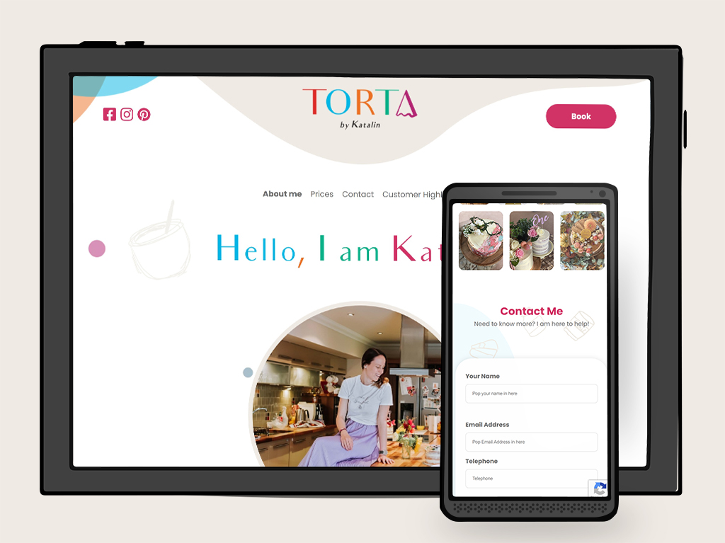 neil_hedley's tweet photo. First site launched for 2021. Torta by Katalin. Chuffed to have worked on this wee site, so much fun and the cakes look amazing. (Bet they taste good too).
https://t.co/tj4ynH5anr
#TortaBakesYouHappy #Coffeeandachat #MadeInMoray #tortabykatalin https://t.co/rs4TX9LnEg