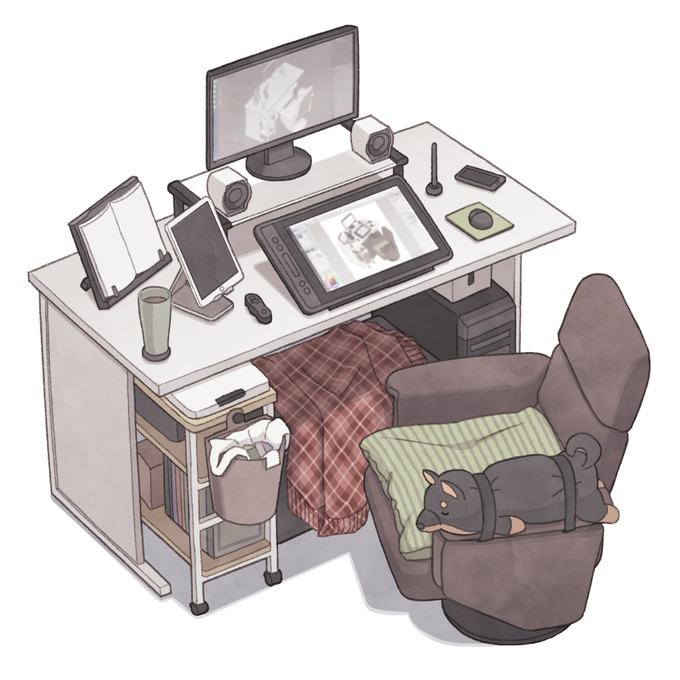 「絵描きさんの作業環境が見たい」 illustration images(Latest))