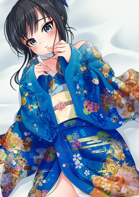 晴れ着朝潮 #艦隊これくしょん #艦これ #朝潮 https://t.co/G7p9NUalow 