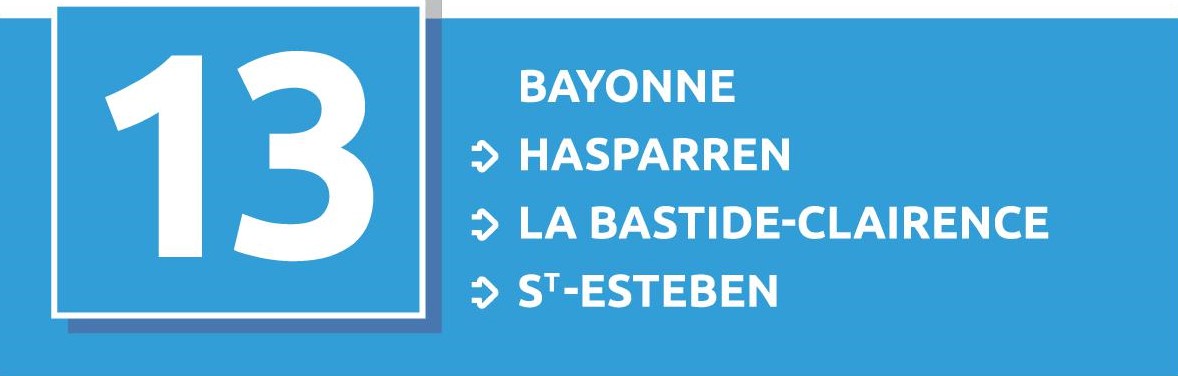 Nous informons notre clientèle de la ligne 13 #txiktxak que les horaires restent inchangés à partir du 16 janvier, date de début du nouveau couvre-feu.