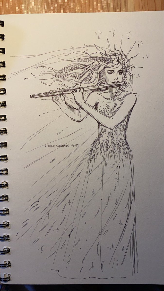 some flutist I imagined wearing zuhair murad gown playing riccardo drigo's harlequin's millions serenade