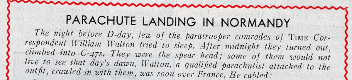 In all, looking into these  #warcorrespondents has opened a goldmine of articulate accounts from the war, and I look forward to presenting more here in the days to come.Hope you enjoyed!/End #WWII  #SWW  #History  #Airborne