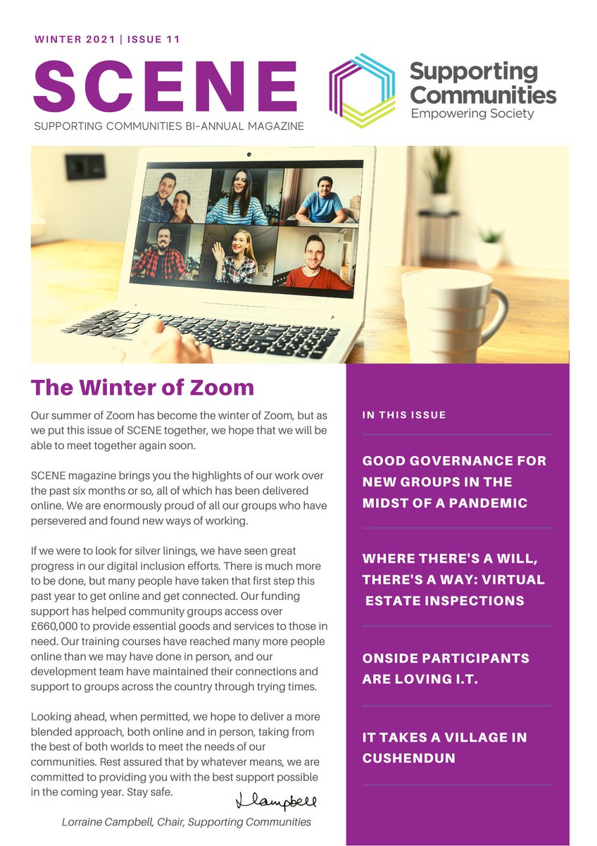 SuppCommunities's tweet photo. SCENE Magazine won't be posted out this year, but you can still get it online!
The Winter edition is out now ready for you to flip through at https://t.co/Fdbd10ZeIZ 🙂
#SCENEMagazine https://t.co/yCLWoG8371