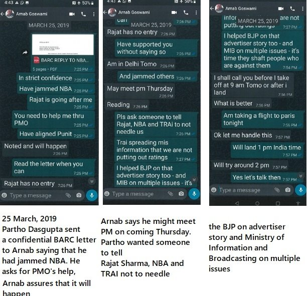 madam360's tweet photo. 500+ WhatsApp chat pages of Arnab Goswami with Ex-BARC CEO leaked 😱😱😱

#ArnabGoswami #ArnabVoiceOfMillions #ArnabGoswamiExposed https://t.co/BR76VdnBJV