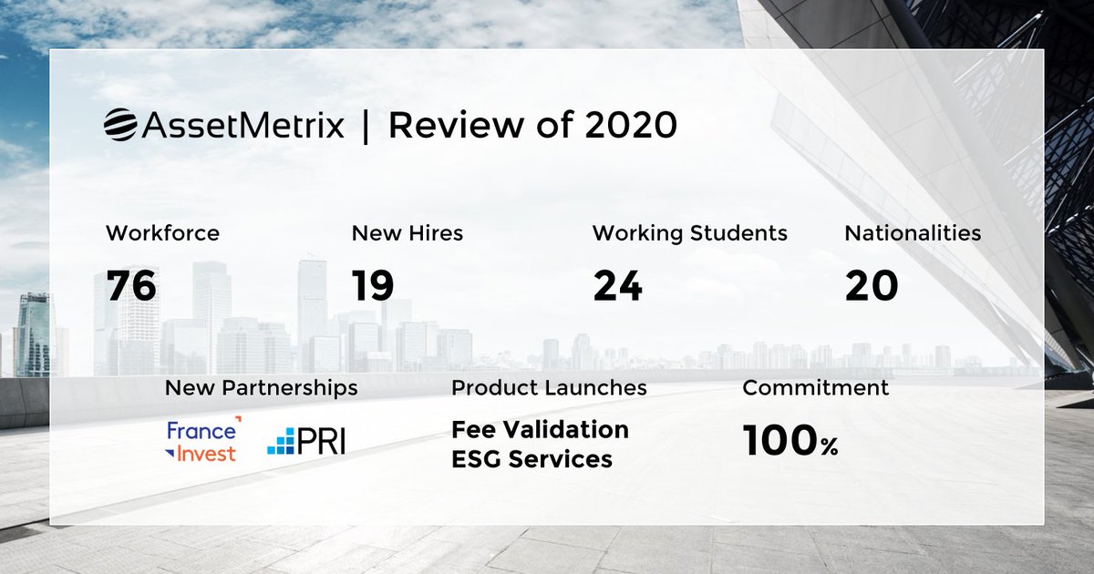 AssetMetrix's tweet photo. 2020 was a challenging and unusual year for all of us. Despite many challenges, we managed to make 2020 a strong year for AssetMetrix. Emmeram von Braun, Founder and CEO of AssetMetrix, looks back on an unusual year: https://t.co/vVE1dDQfqy #privateequity #assetmanagement #PE https://t.co/HQJar5LepW