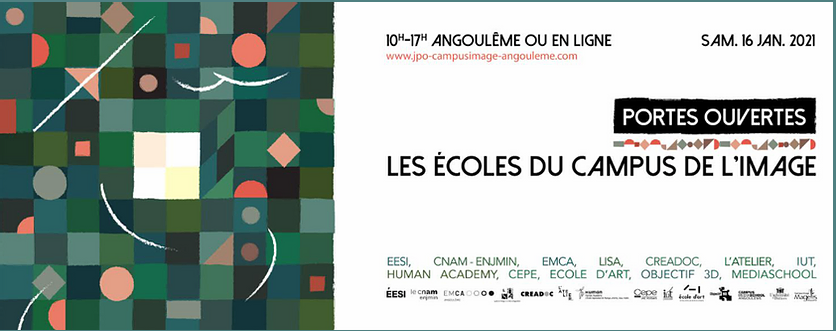 MazereauReca's tweet photo. JPO en ligne ce samedi des écoles de l’image,  cinéma d’animation, jeu vidéo, BD, arts visuels, audiovisuel d'Angoulême : https://t.co/ZXs7LRd8zD https://t.co/vRxOxKeNtY