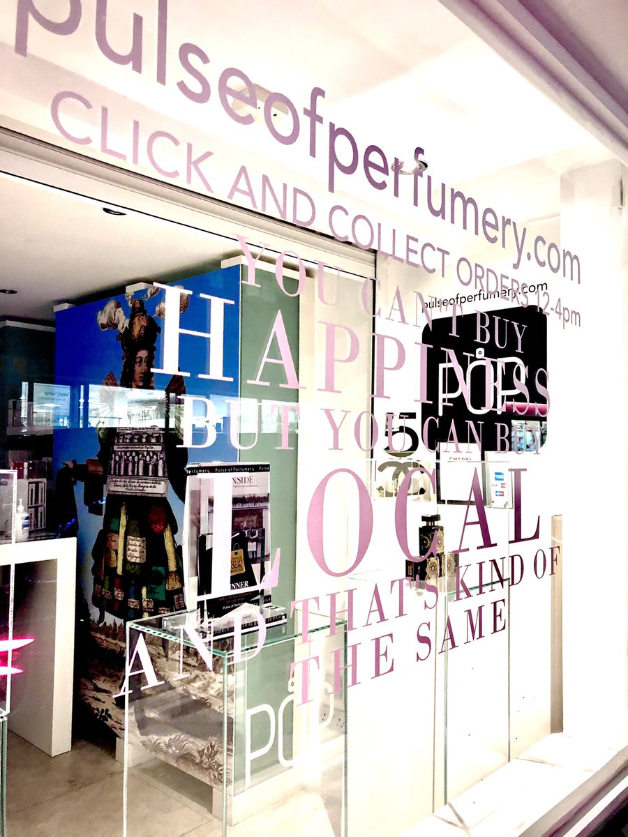Stay safe at home everyone. If you need anything we’re here between 12-4pm processing pulseofperfumery.com orders and facilitating safe Click and Collection of orders. Should you need advice on a gift for a loved one then call us during these hours and we will be happy to help